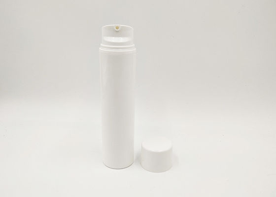 Le cosmétique privé d'air du luxe 30ml met la couleur en bouteille blanche