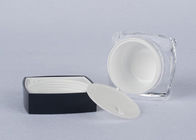 la lotion vide élégante acrylique de 5g 10g 15g 30g cogne avec l'ouverture de couvercle à visser