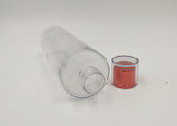 Le cosmétique en plastique d'ANIMAL FAMILIER transparent de cylindre met le double flacon en bouteille de toner de chapeau