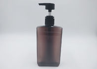 Bouteilles de luxe de shampooing de la couleur PETG de Brown, bouteilles 250ml cosmétiques faites sur commande