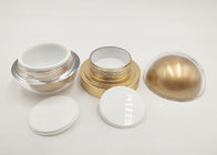 la crème de visage ronde acrylique de 1oz 30ml cogne l'emballage de soins de la peau avec la couleur d'or
