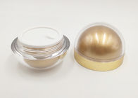 la crème de visage ronde acrylique de 1oz 30ml cogne l'emballage de soins de la peau avec la couleur d'or