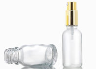 5ml - bouteilles 100ml cosmétiques en verre avec le chapeau de la meilleure qualité de compte-gouttes de bouton poussoir d'or