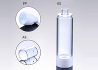 Conditionnement en plastique cosmétique privé d'air de bouteille d'émulsion de 30ML 50ML 100ML