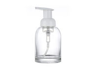 bouteille cosmétique de pompe de mousse de savon en verre de 250ml 375ml recyclable