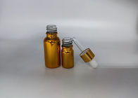 conteneur en verre de compte-gouttes d'huile de 10ml 15ml 30ml Amber Glass Cosmetic Bottles Essential