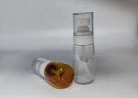 bouteille en plastique ronde vide de 15ml 30ml 50ml avec la couleur faite sur commande de pulvérisateur de pompe