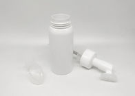 le cosmétique 200ml en plastique met le conteneur en bouteille blanc vide de distributeur de savon de mousse