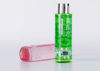 bouteilles 400ml cosmétiques en plastique portatives translucides vides avec la pompe de jet