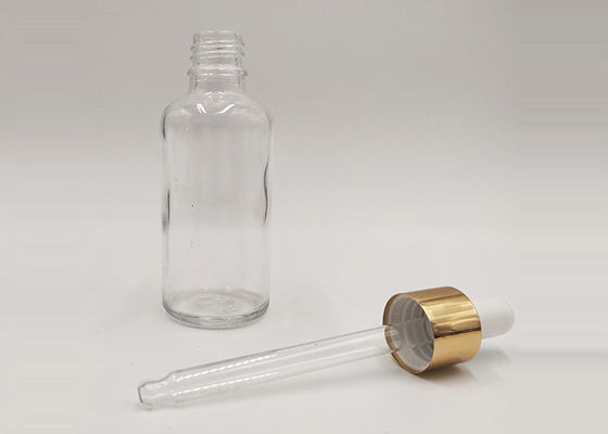 Boston 30ml rond dégagent les bouteilles en verre de compte-gouttes