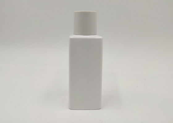 bouteille en plastique de soins de la peau d'ANIMAL FAMILIER cosmétique blanc de la couleur 100ml avec le couvercle à visser