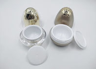 La crème de visage acrylique de luxe cogne la forme 30g d'oeufs de conteneur de petite capacité