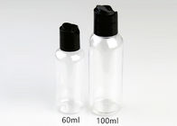 60ml/100ml dégagent la bouteille d'ANIMAL FAMILIER, bouteilles en plastique cosmétiques avec le chapeau de presse