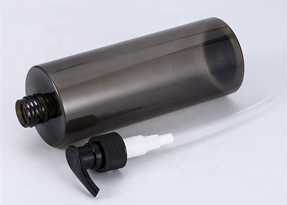 bouteilles cosmétiques en plastique transparentes de 14oz 400ml