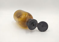le cosmétique fait sur commande de Boston de la couleur 250ml ambre met la bouteille en bouteille de pompe d'aseptisant de main d'alcool