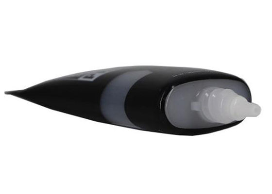Matière plastique d'emballage de PE cosmétique noir de tube