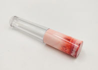 5ml de empaquetage clairs vident les matières plastiques de tubes de lustre de lèvre avec la brosse