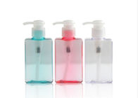 Les bouteilles rechargeables en plastique écologiques de shampooing de 200ml PETG pour la main lavent la crème