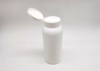 bouteilles cosmétiques en plastique de l'ANIMAL FAMILIER 200ml blanc avec Flip Top Cap