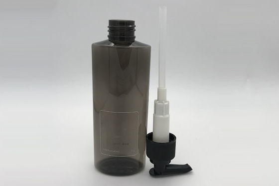 Bouteille en plastique de pompe d'ANIMAL FAMILIER du shampooing 250ml avec le chapeau de pp