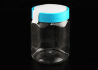 Pot en plastique hexagonal de Honey Storage 500ml avec le couvercle en métal