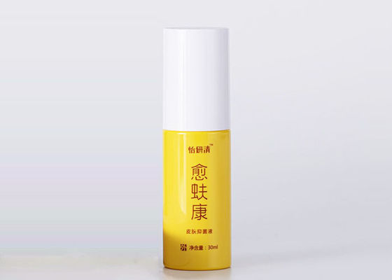 bouteilles 70ml cosmétiques faites sur commande avec la bouteille blanche de jet de parfum de jet de poussée