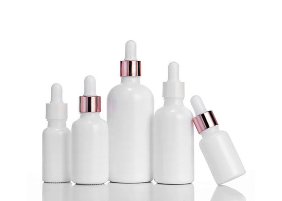 le cosmétique en verre blanc de 10ml 50ml 100ml met l'emballage en bouteille de soins de la peau
