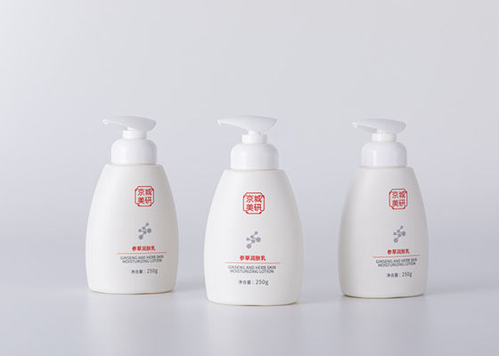 Bouteille en plastique cosmétique d'animal familier de l'emballage 200ml avec la pompe de mousse